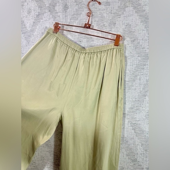 Zara satin cream pull on pants size M - Picture 11 of 14